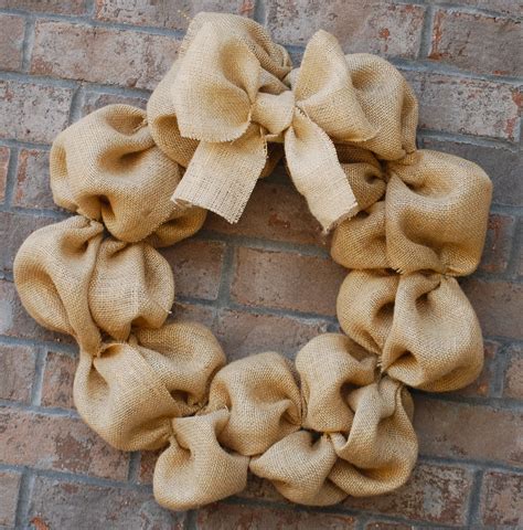 how to make a burlap wreath for beginners